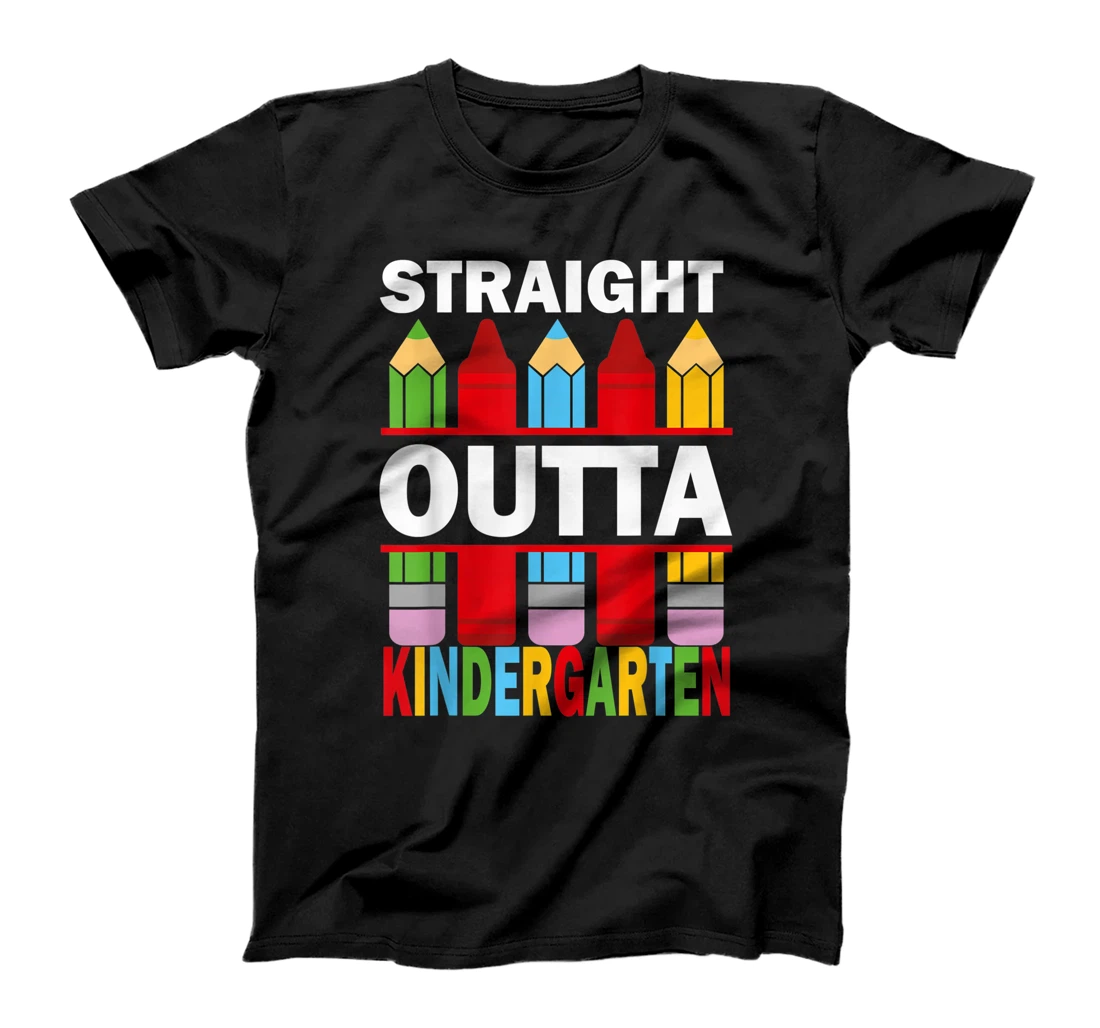 Personalized Straight Outta Kindergarten Funny Graduation T-Shirt, Kid T-Shirt and Women T-Shirt