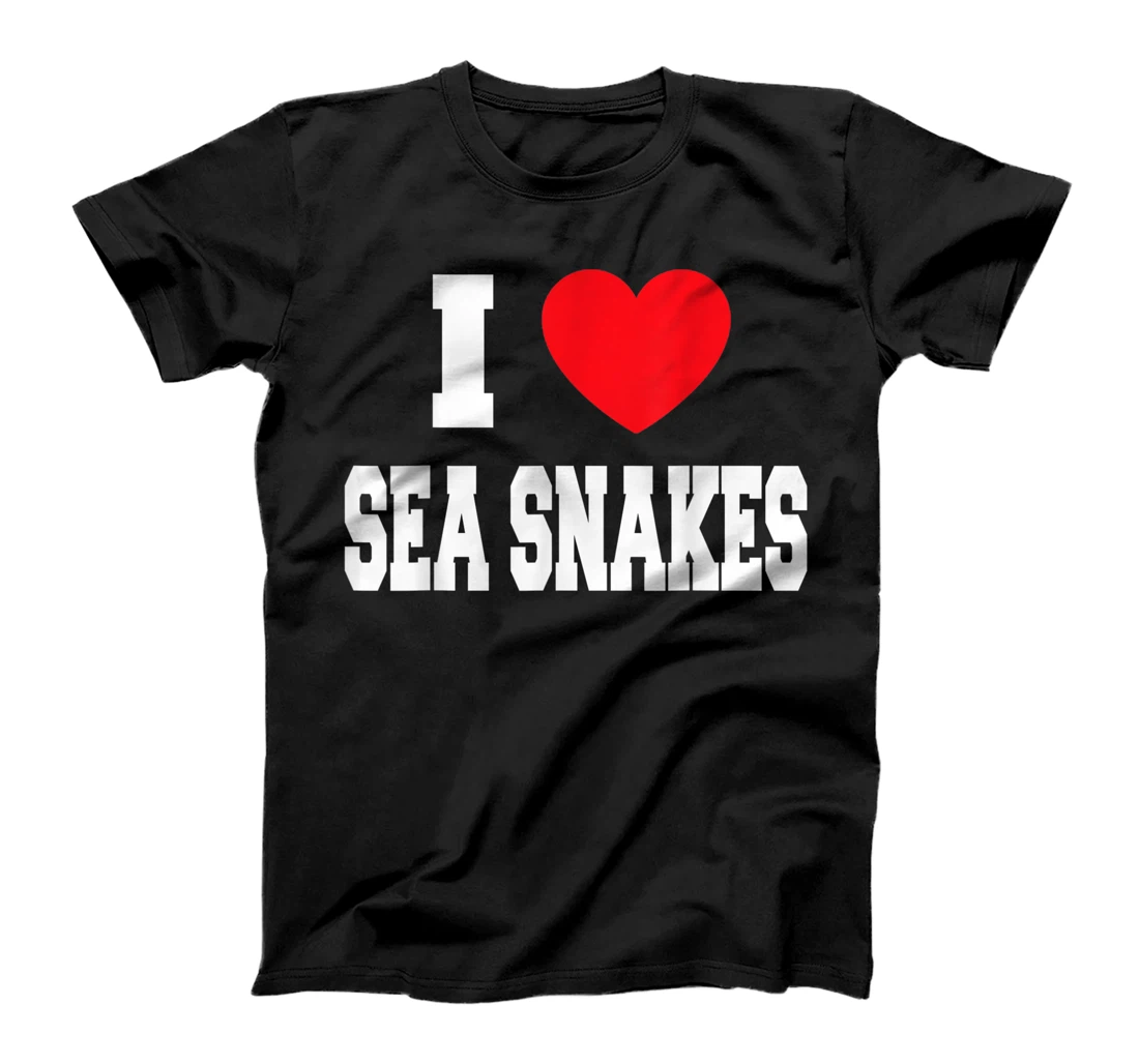 Personalized I Love Sea Snakes T-Shirt, Kid T-Shirt and Women T-Shirt