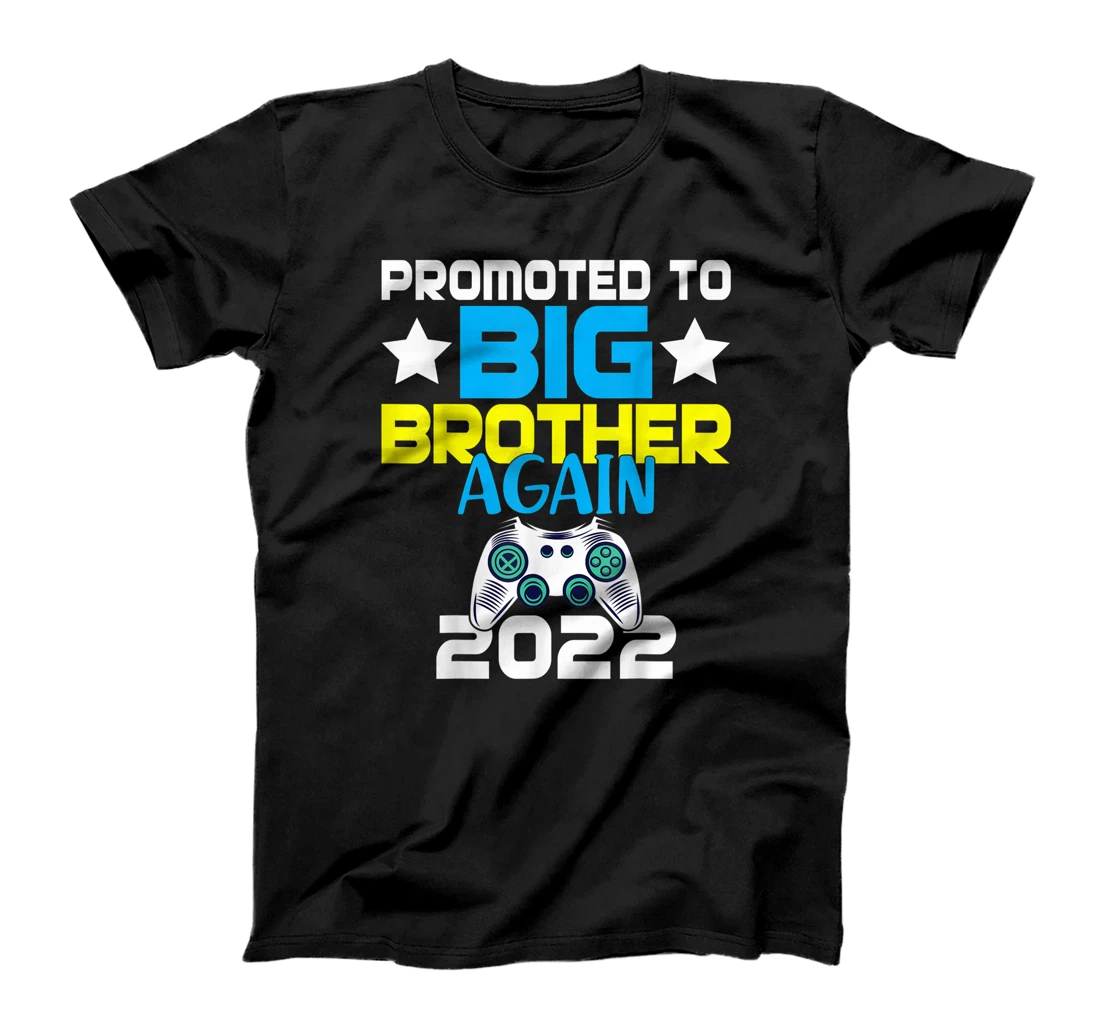 Promoted To Big Brother Again 2022 Baby Announcement T-Shirt, Kid T-Shirt