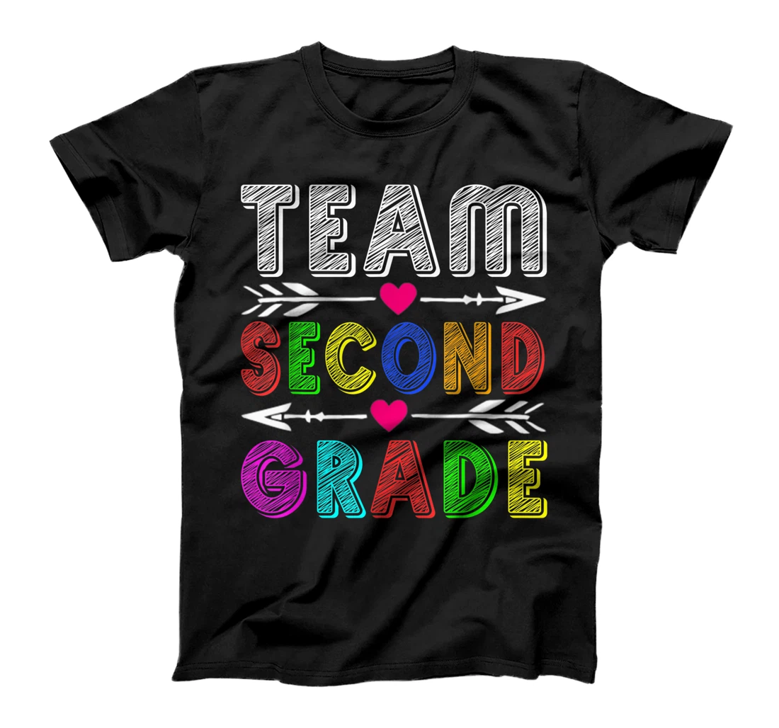 Personalized Team Second Grade T-Shirt, Kid T-Shirt and Women T-Shirt Teacher Back To School Gift T-Shirt, Kid T-Shirt and Women T-Shirt