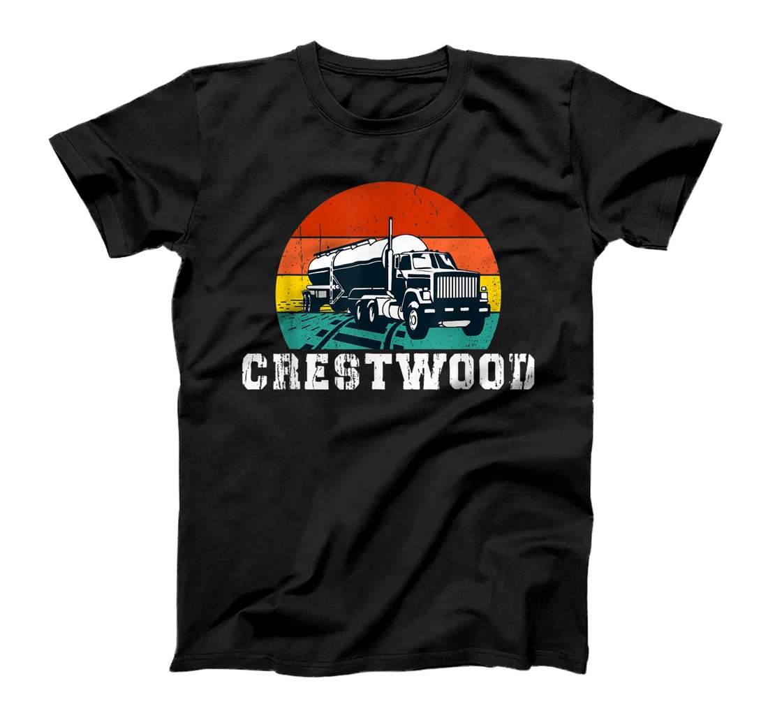Crestwood Kentucky KY Tourism Semi Stuck on Railroad Tracks T-Shirt, Women T-Shirt