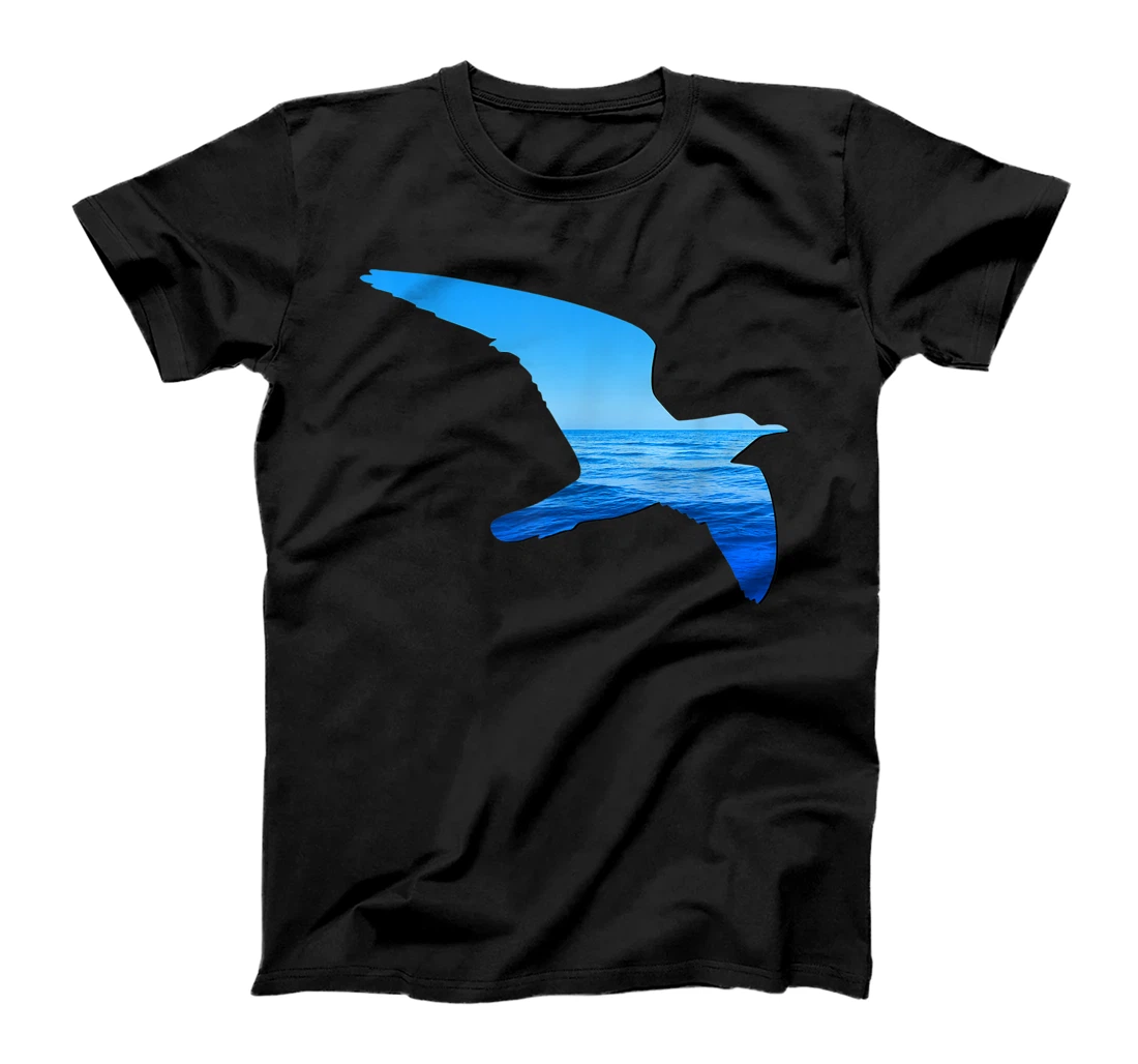 Seagull Lovers Silhouette Earth Day and Ocean Week T-Shirt, Kid T-Shirt and Women T-Shirt