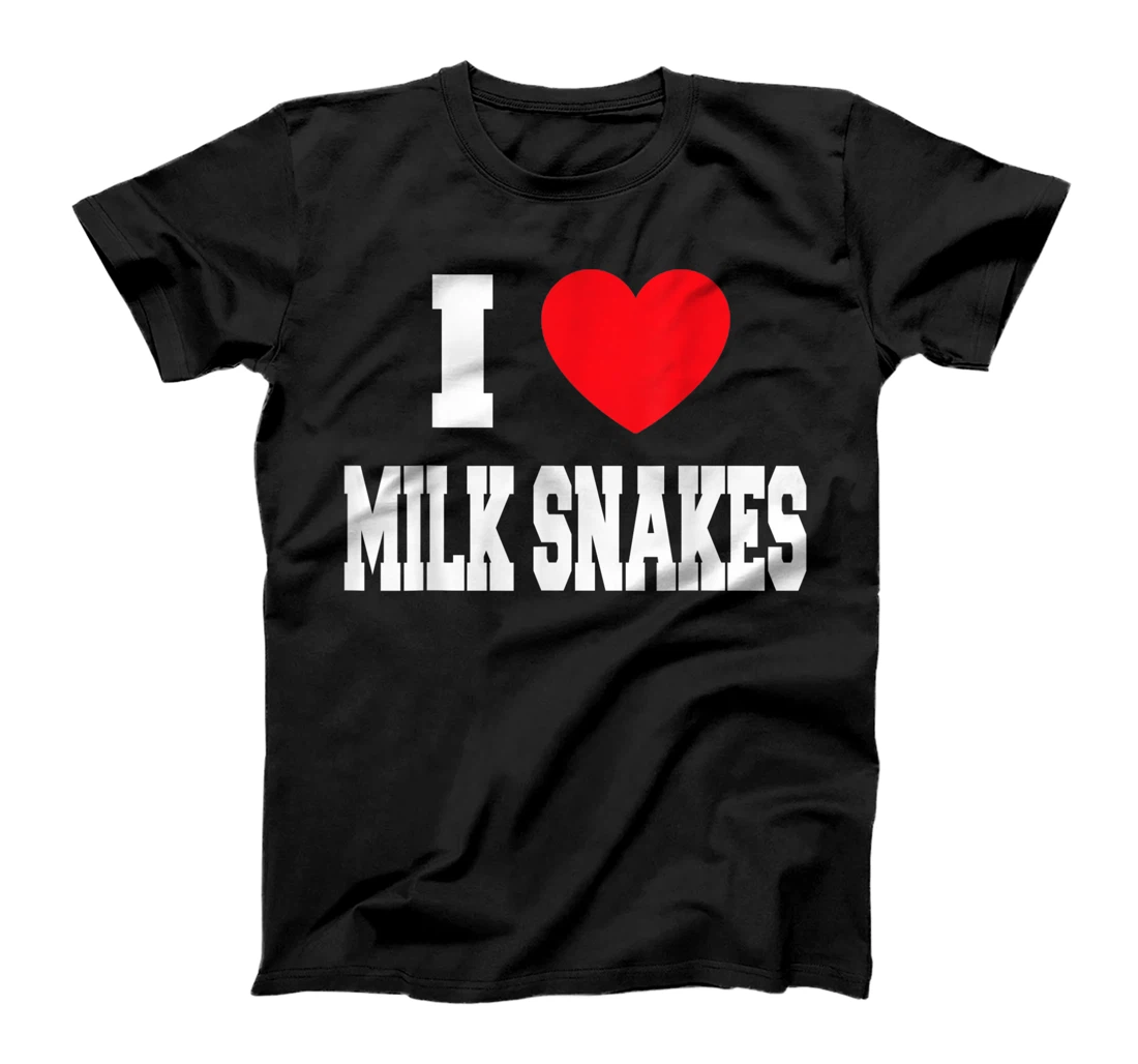 I Love Milk Snakes T-Shirt, Women T-Shirt