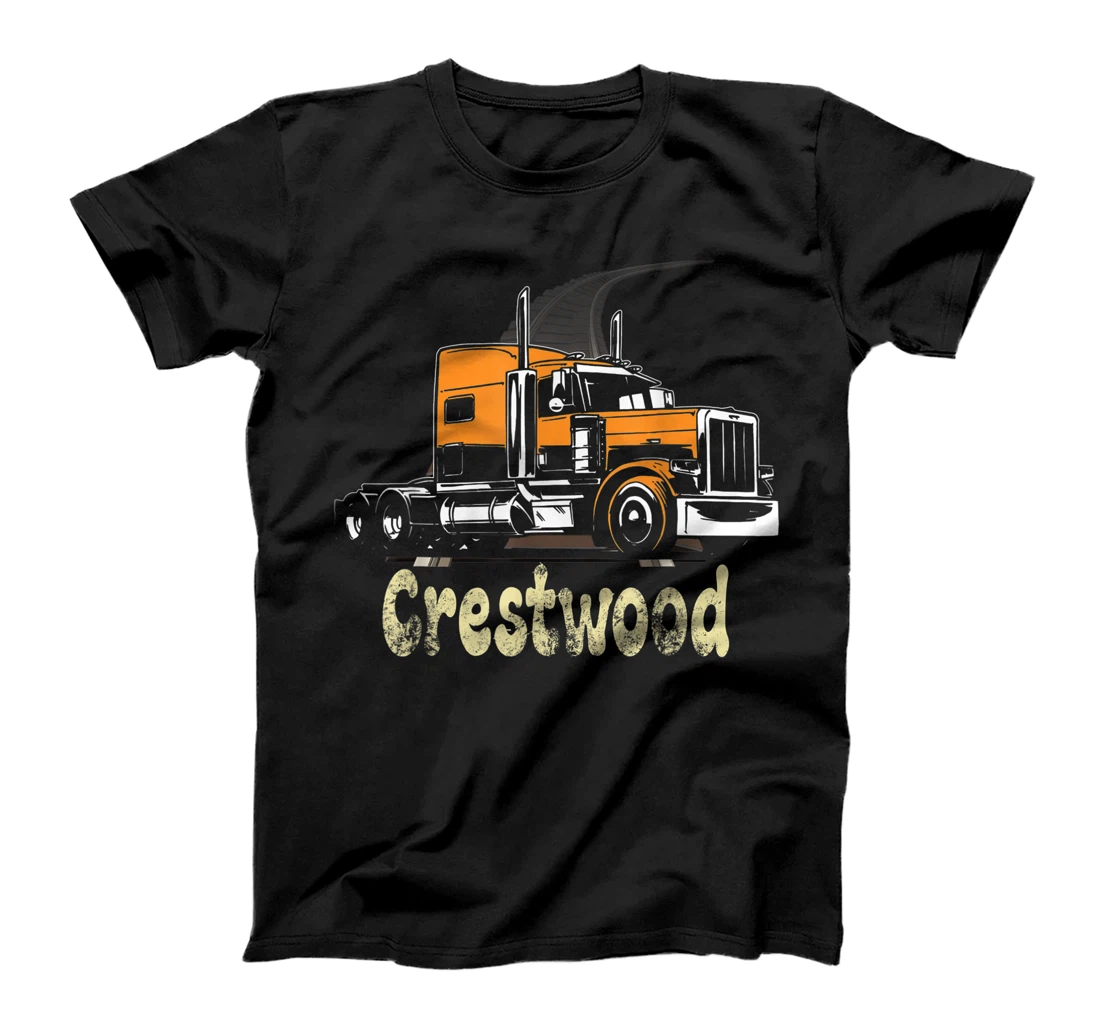 Crestwood Kentucky KY Tourism Semi Stuck on Railroad Tracks T-Shirt, Kid T-Shirt and Women T-Shirt
