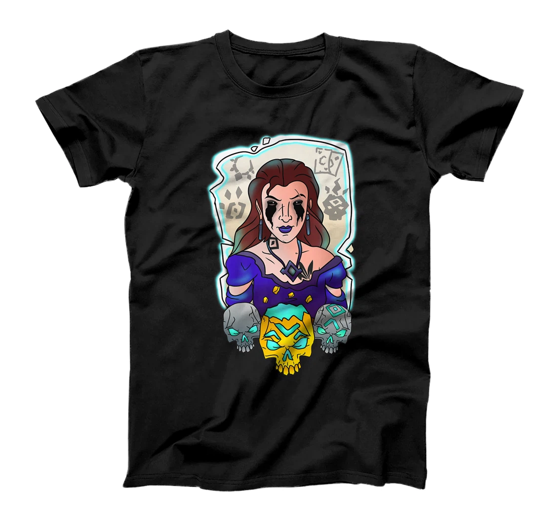 Personalized Sea of Thieves Madame Olivia Glowing Skulls T-Shirt, Women T-Shirt