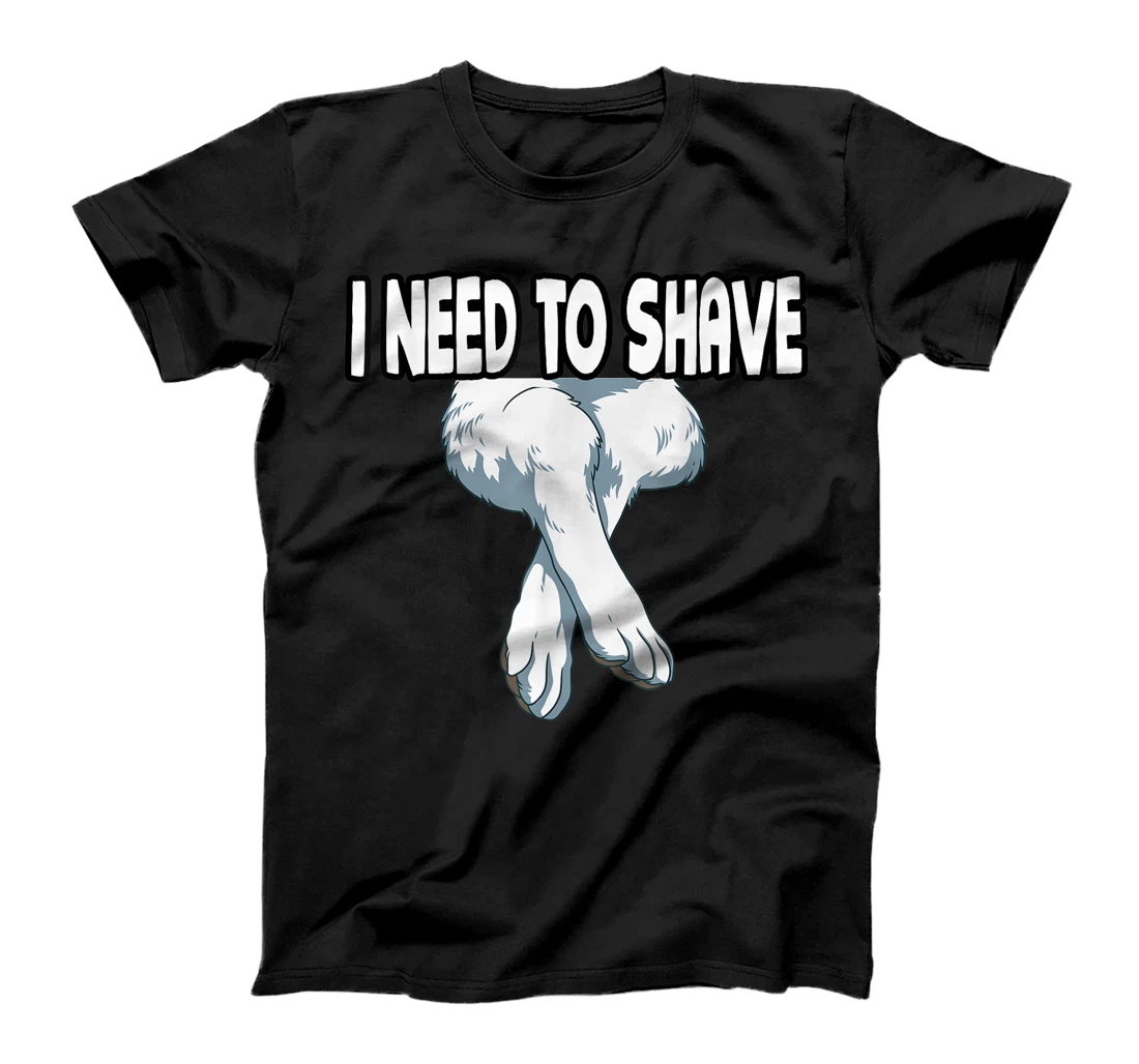 Personalized I Need To Shave for a Cat Lover T-Shirt, Women T-Shirt