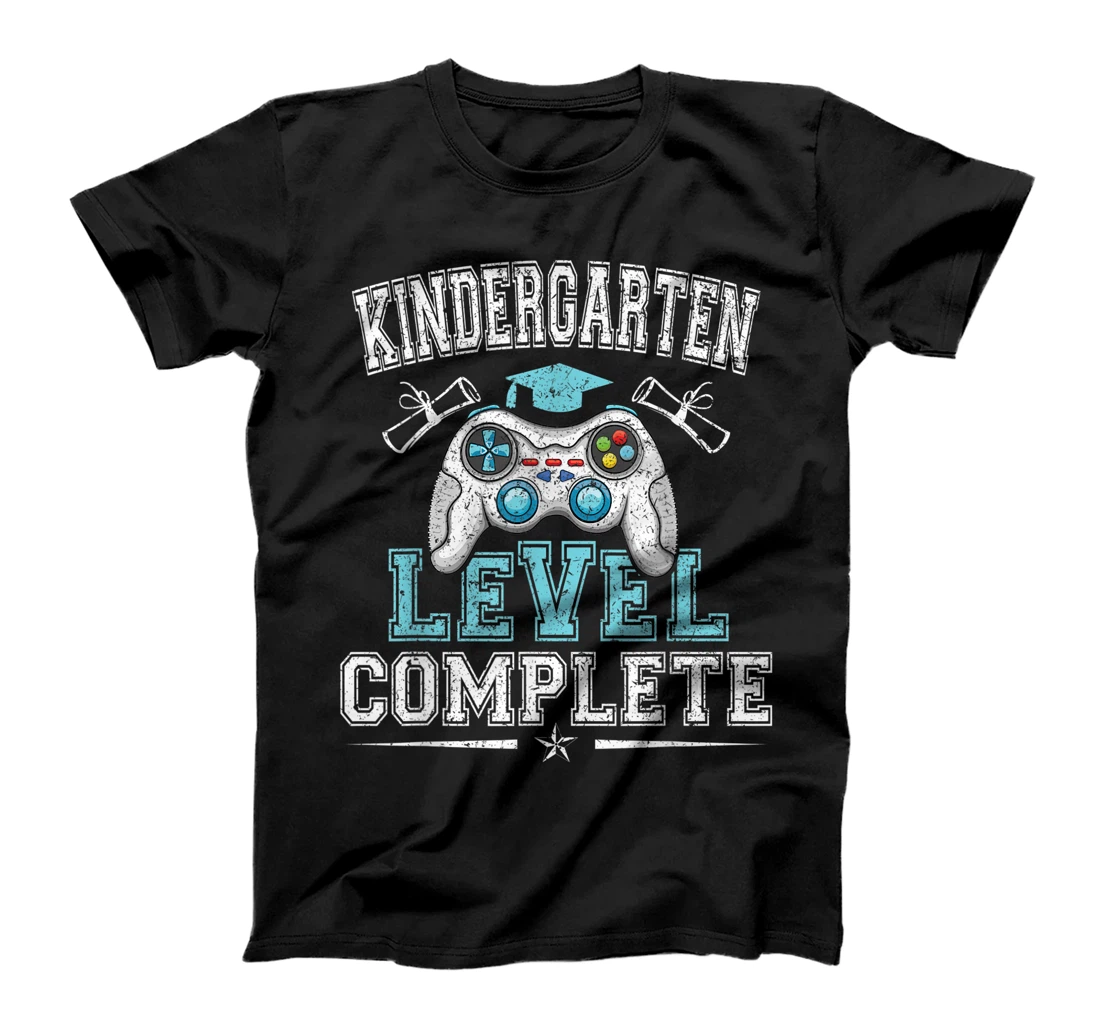 Personalized Kindergarten Level Complete Tee Graduation 2021 Video Gamer T-Shirt, Kid T-Shirt and Women T-Shirt