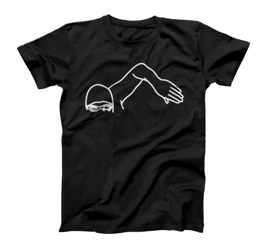 Personalized Swimmer Graphic-Fun Swim Tshirt T-Shirt, Kid T-Shirt and Women T-Shirt