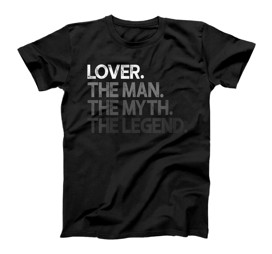 Personalized Womens Lover Man The Myth Legend Gift T-Shirt, Women T-Shirt