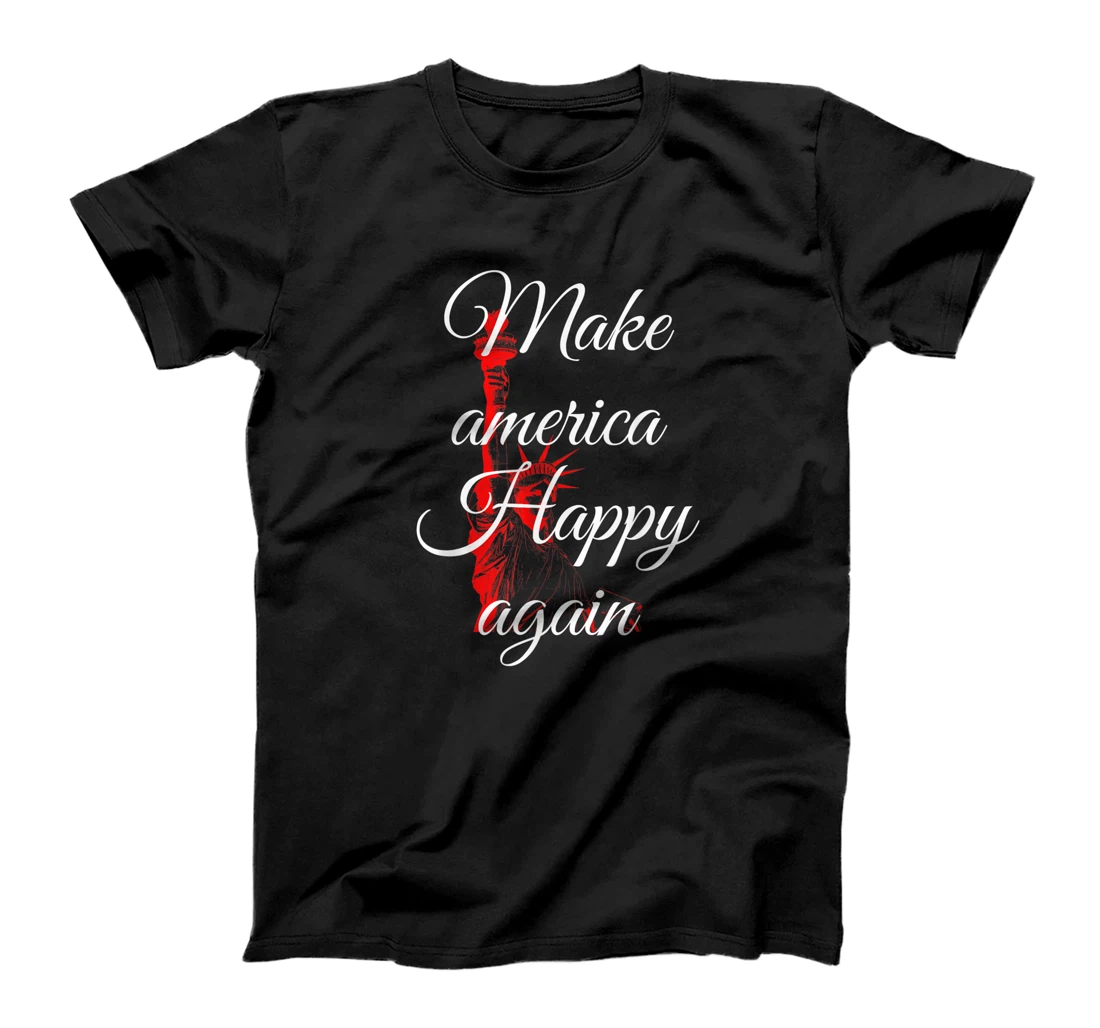 Personalized Make America Happy Again 4th of july Merica T-Shirt, Kid T-Shirt and Women T-Shirt