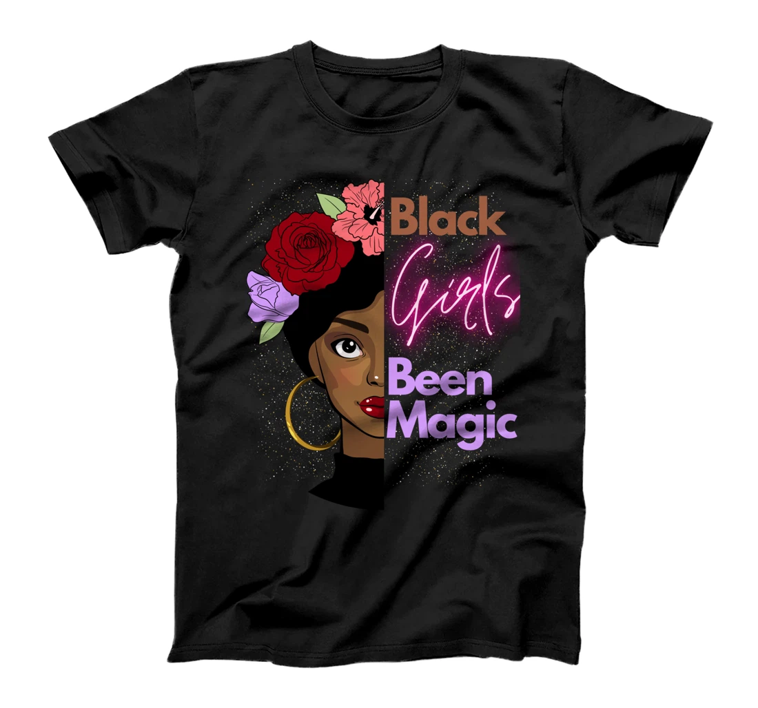 Personalized African American Black Girls Been Magic African Queen T-Shirt