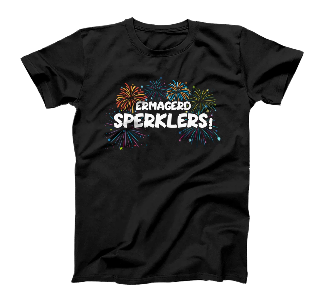 Personalized Ermagerd Sperklers Funny Saying T-Shirt