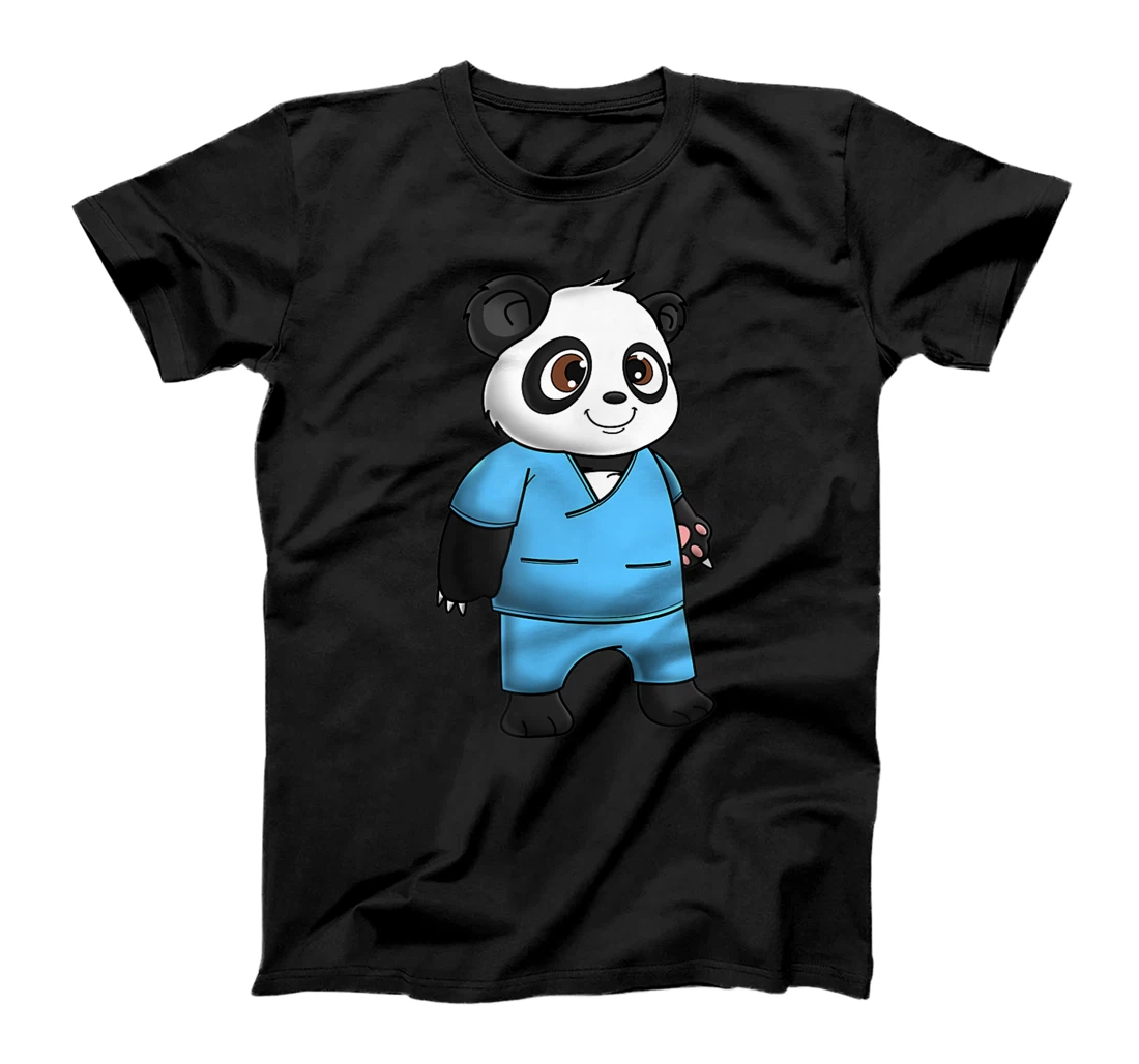 Personalized Panda Bear Scrub Suit Boy Gift Love Awesome Funny T-Shirt, Kid T-Shirt and Women T-Shirt