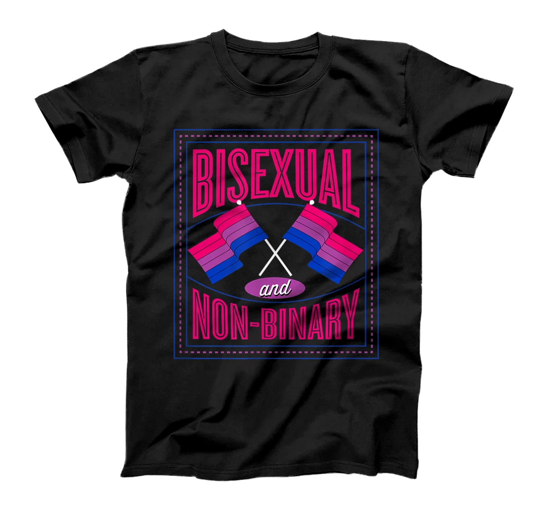 Personalized Womens Bisexual And Nonbinary Genderqueer Pride Flag Aesthetic T-Shirt, Women T-Shirt
