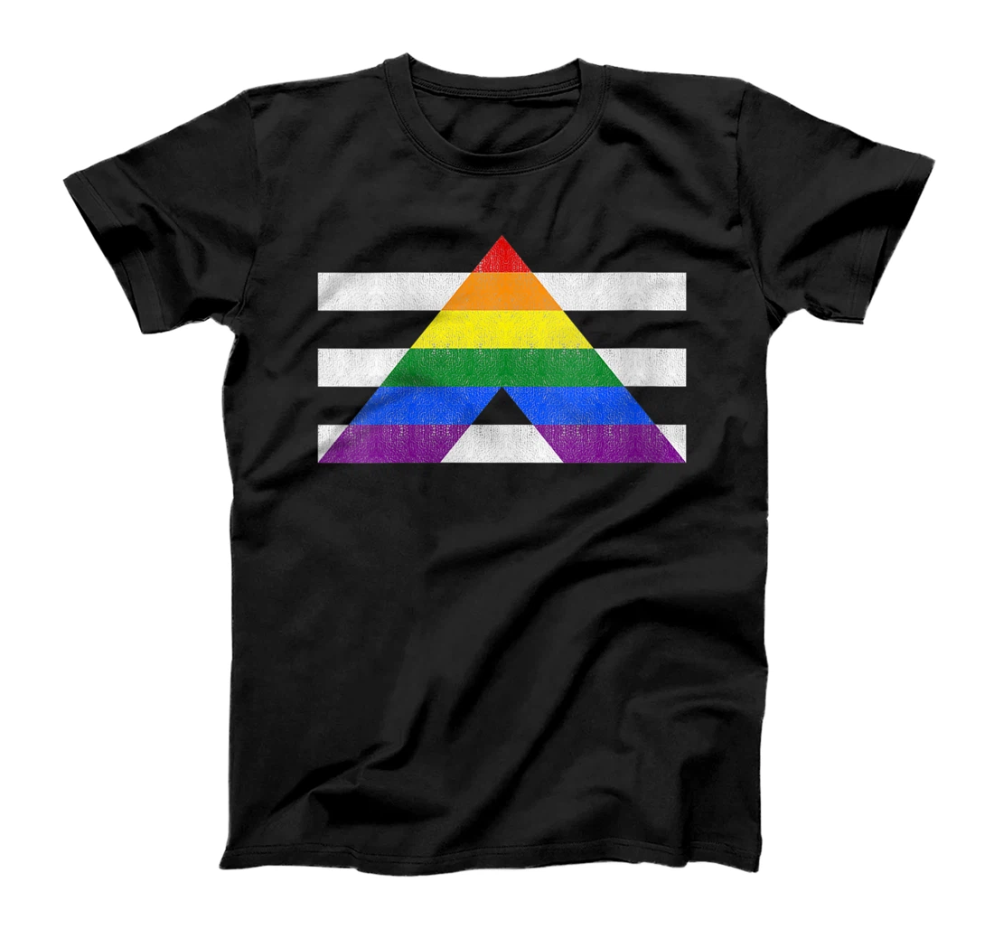 Womens LGBT & Gay Pride Ally Flag Shirt - LGBT Ally T-Shirt, Women T-Shirt