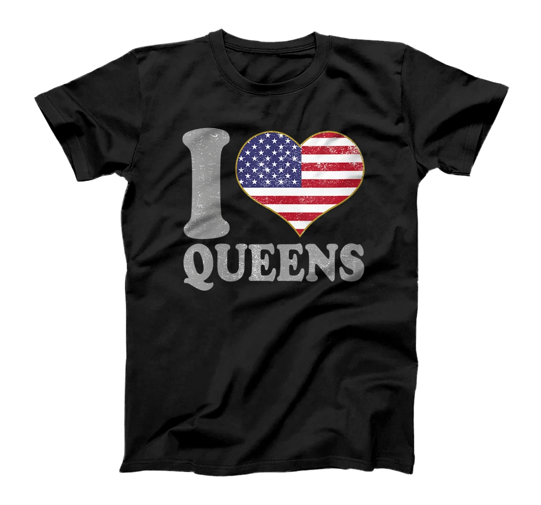 Womens Queens New York City NYC City 4th Of July Patriotic American T-Shirt, Women T-Shirt