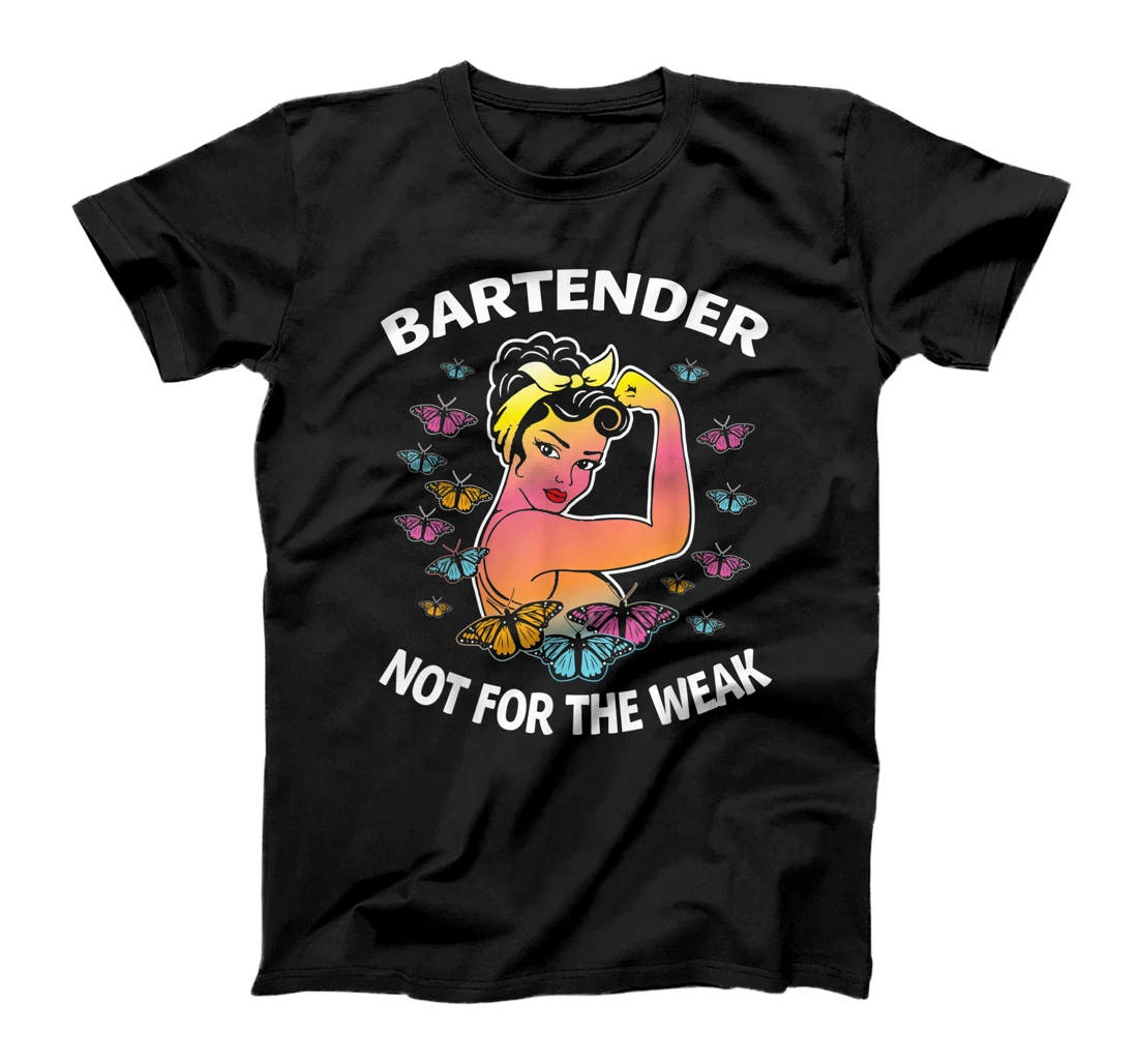 Bartender Butterfly Proud Coworker Saying T-Shirt, Women T-Shirt