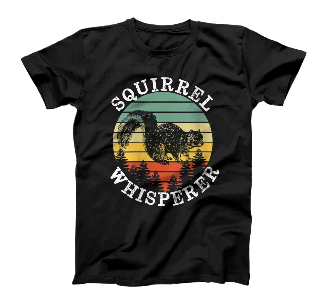 Womens Squirrel Whisperer Squirrel Lover Retro Squirrel Whisperer T-Shirt, Women T-Shirt