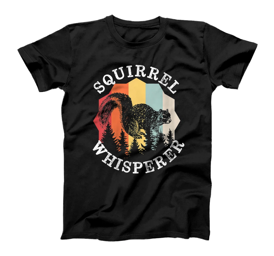 Womens Squirrel Whisperer Squirrel Lover Retro Squirrel Whisperer T-Shirt, Women T-Shirt