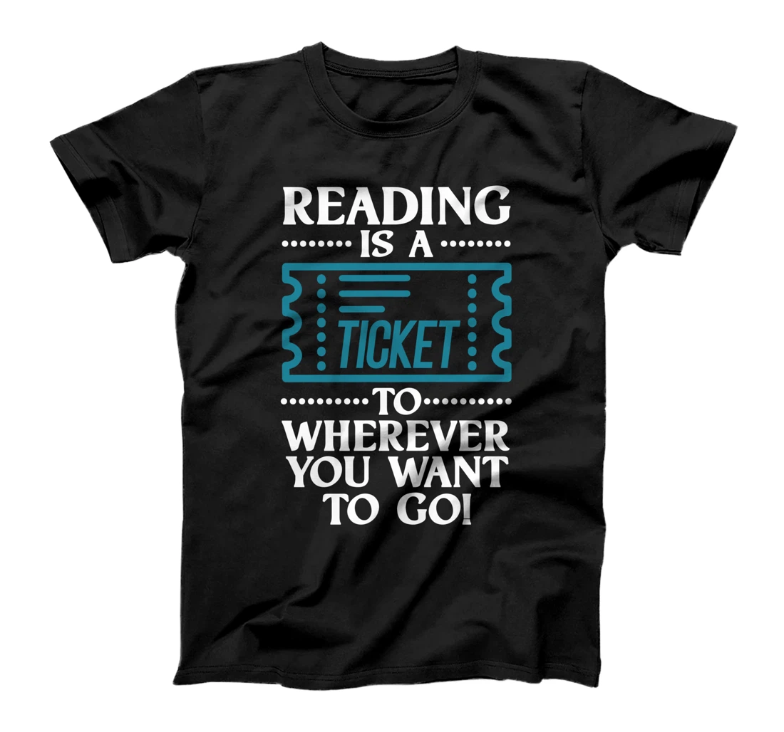 Funny Reading Gift For Men Women Cool Book Reader Teacher T-Shirt