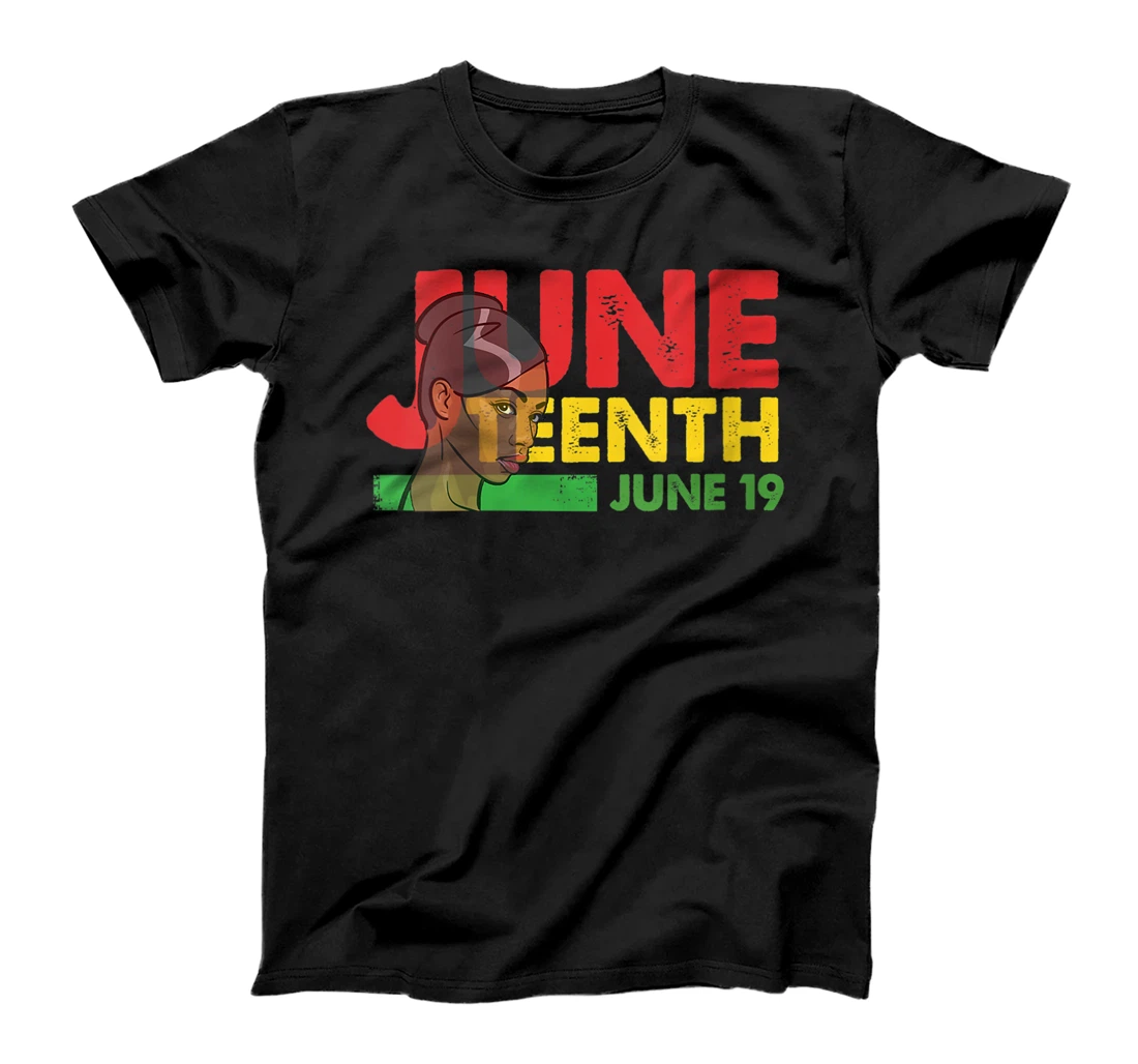 Womens Juneteenth 1865 Black Proud African American T-Shirt, Women T-Shirt