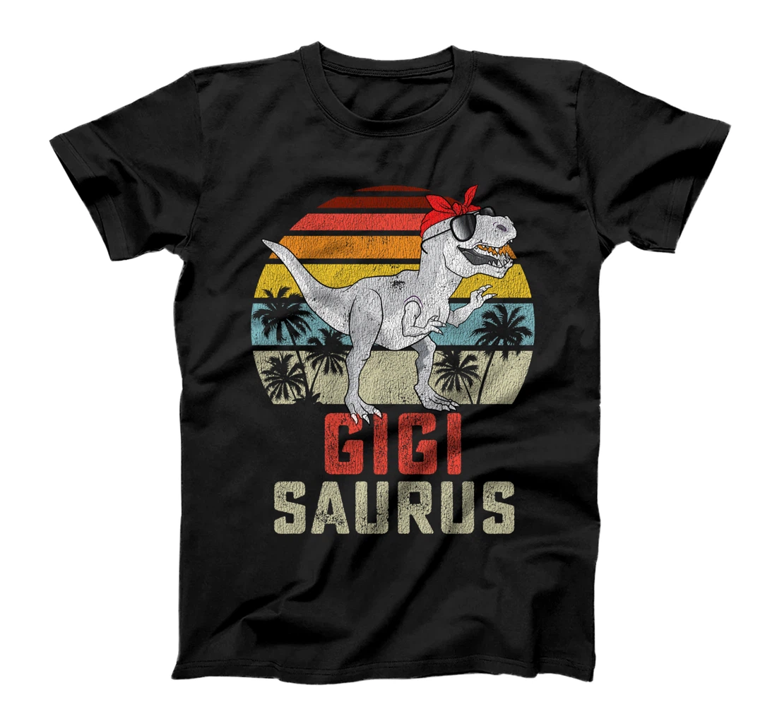 Gigisaurus T Rex Dinosaur Gigi Saurus Family Matching T-Shirt