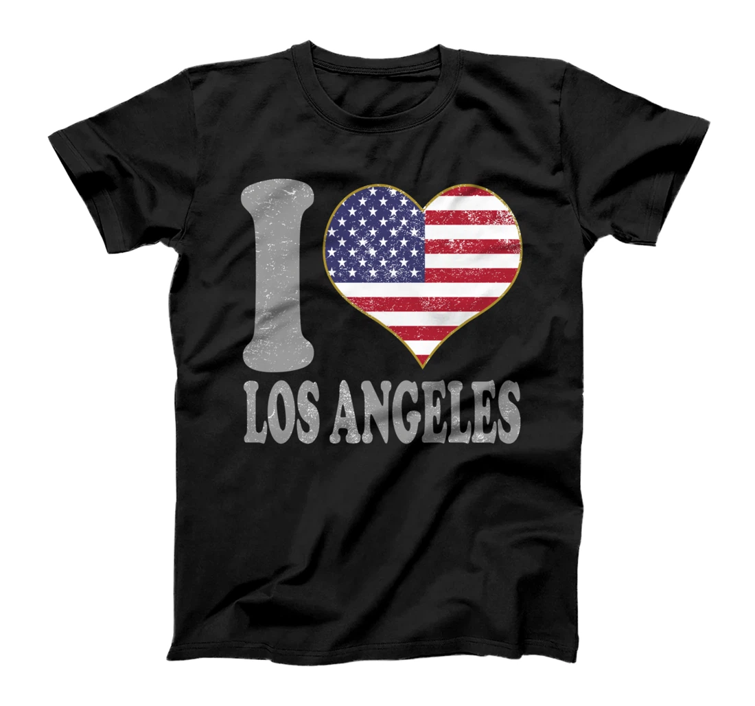 Los Angeles California LA 4th Of July Patriotic American T-Shirt