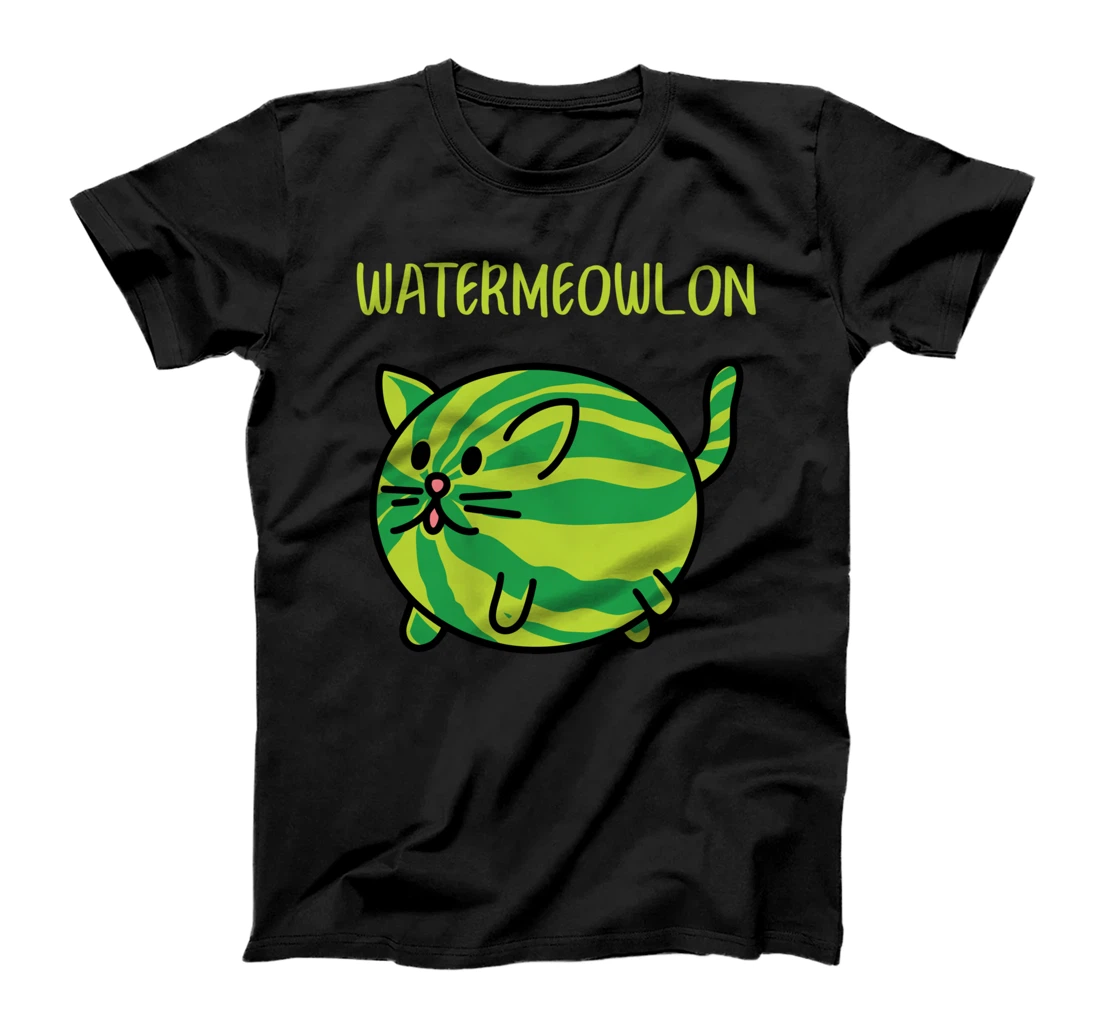 Watermeowlon Watermelon Meow Cute Melon Cat Lovers T-Shirt