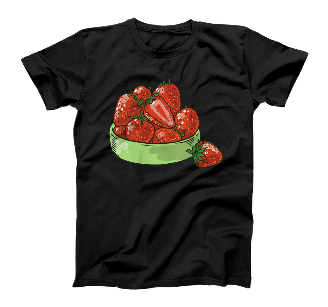 Strawberry Fruit Strawberries Lovers Cute T-Shirt