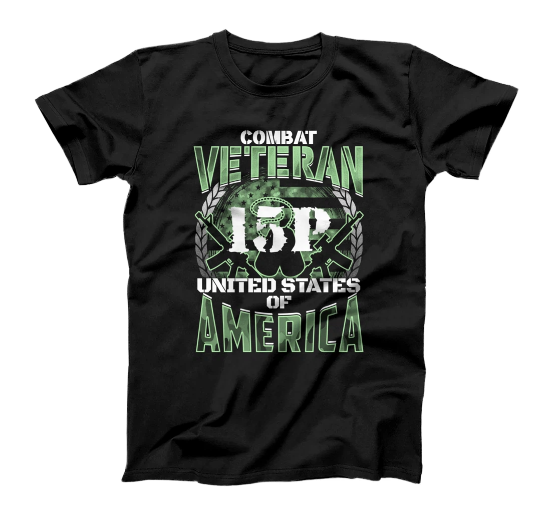 15P MOS United States Combat Veteran T-Shirt