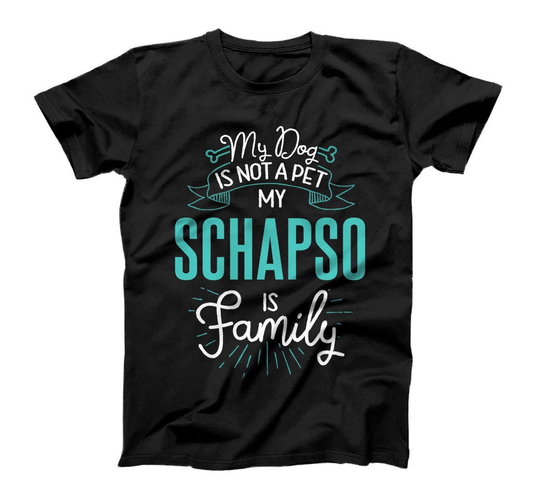 Cute Schapso Design Family Dog Giftn T-Shirt