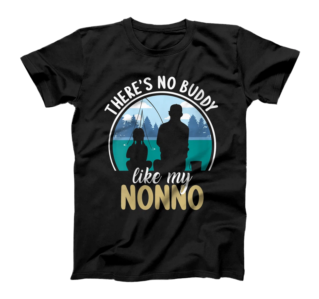 Womens NONNO Granddaughter friends forever fishing together T-Shirt, Women T-Shirt