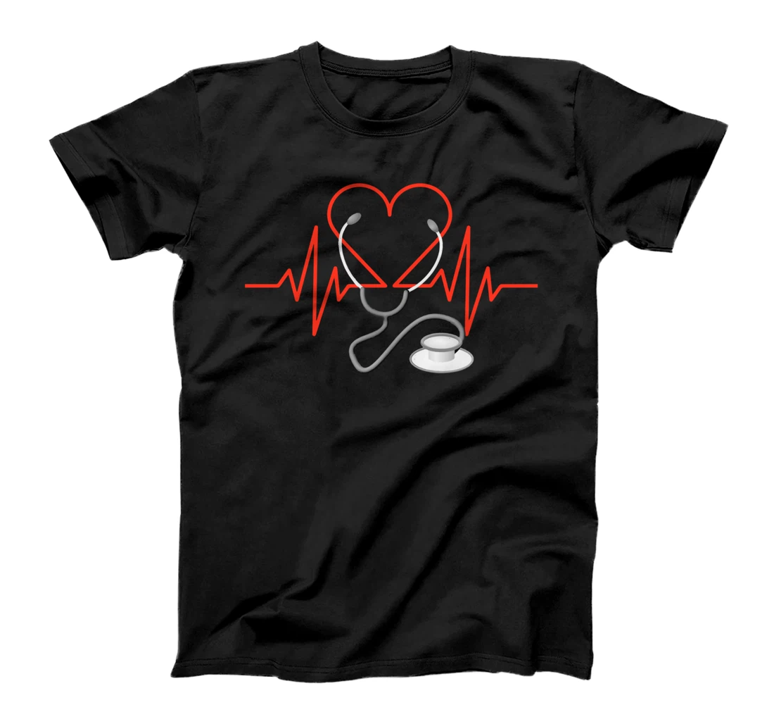 Funny Heart Nurse Nursing Medical T-Shirt