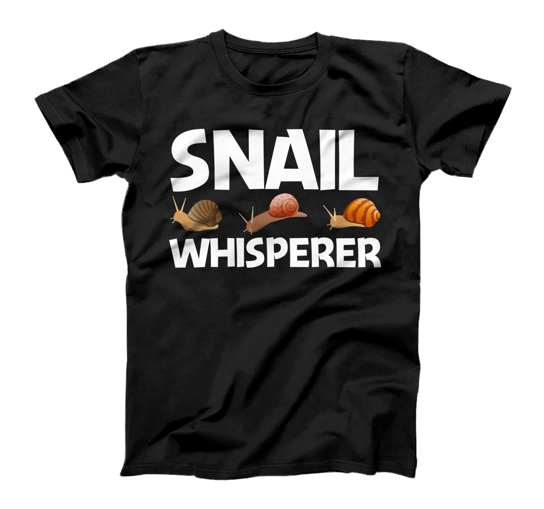 Funny Snail Design For Men Women Freshwater Snail Lovers T-Shirt