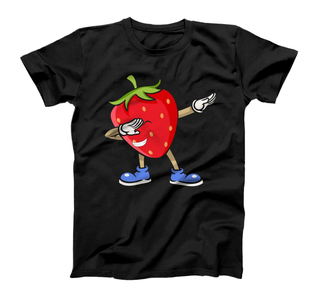 Strawberry Dabbing Strawberries Lovers Sweet Fruit T-Shirt