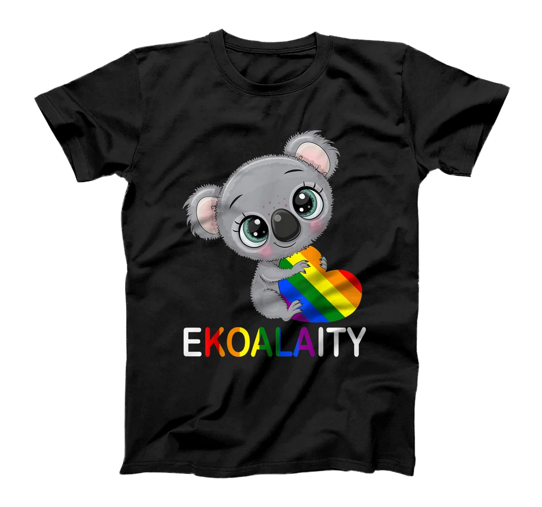 Ekoalaity Cute Equality Koala Pride LGBT Flag Gay Lesbian T-Shirt, Women T-Shirt