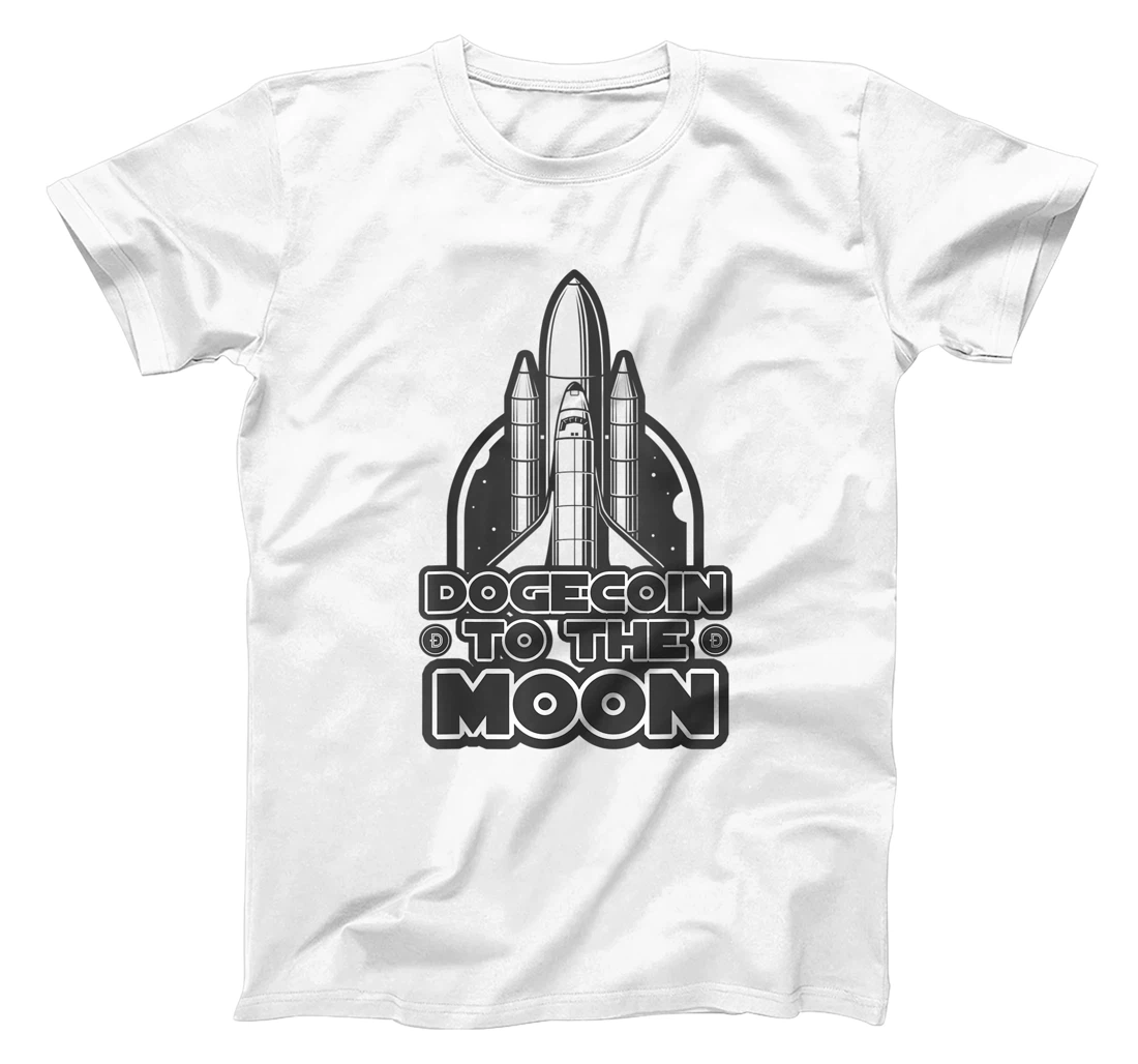 Dogecoin To The Moon Crypto Investments The New Money T-Shirt, Kid T-Shirt and Women T-Shirt