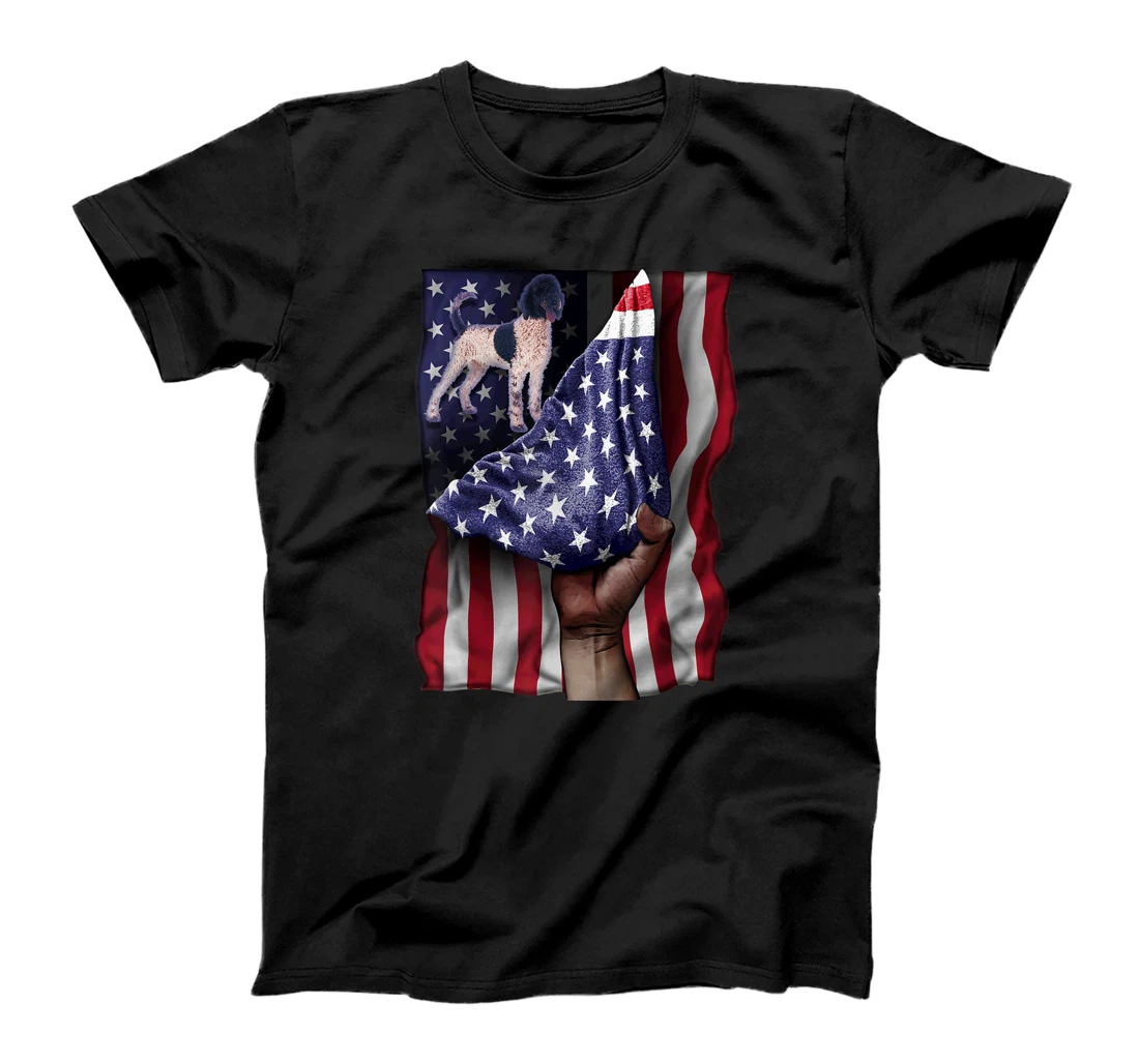 Day Of Independence US Flag Portuguese Water Dog T-Shirt, Kid T-Shirt and Women T-Shirt