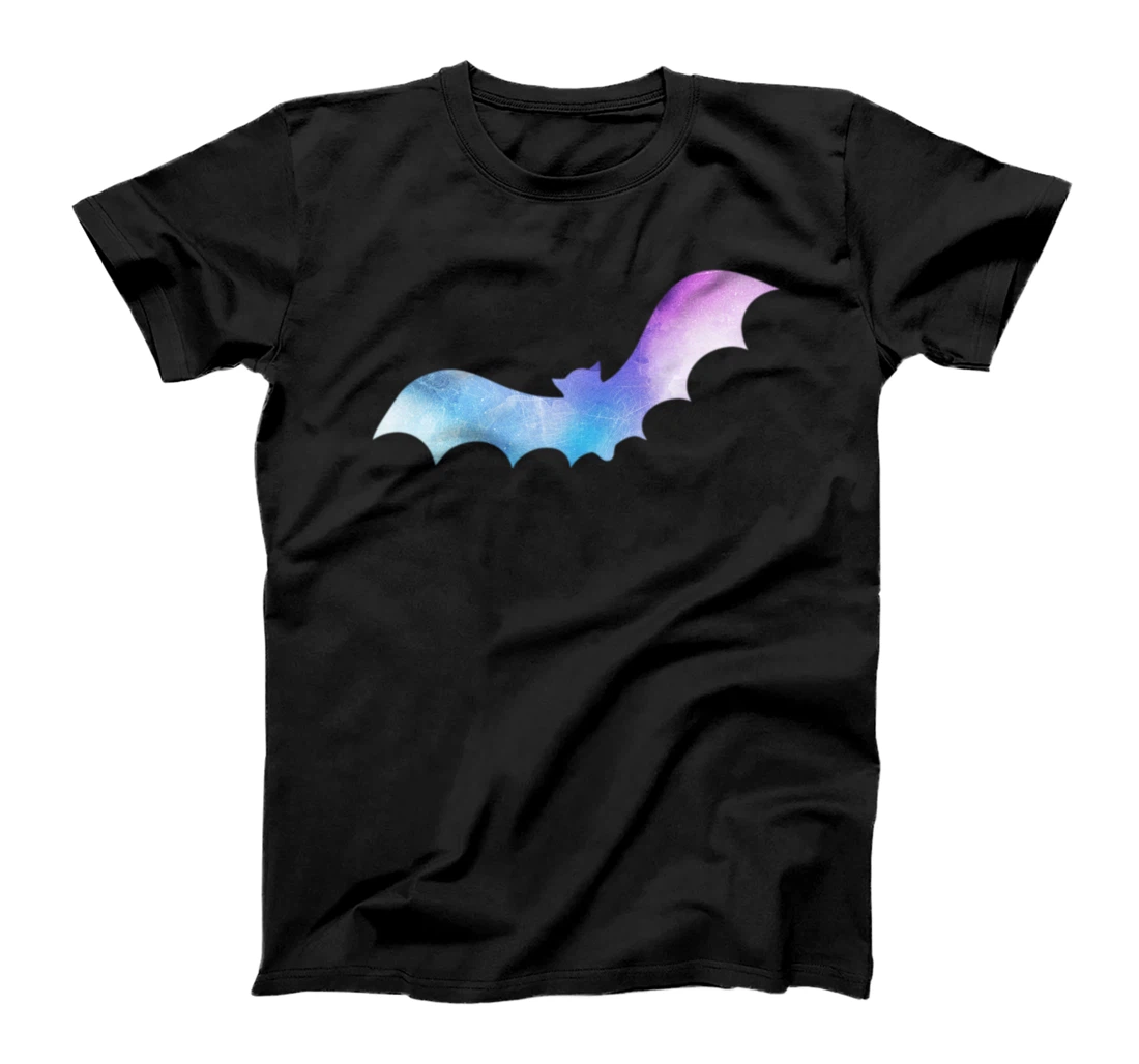 Cute Watercolor Paint Flying Bats Drawing Biology Art T-Shirt