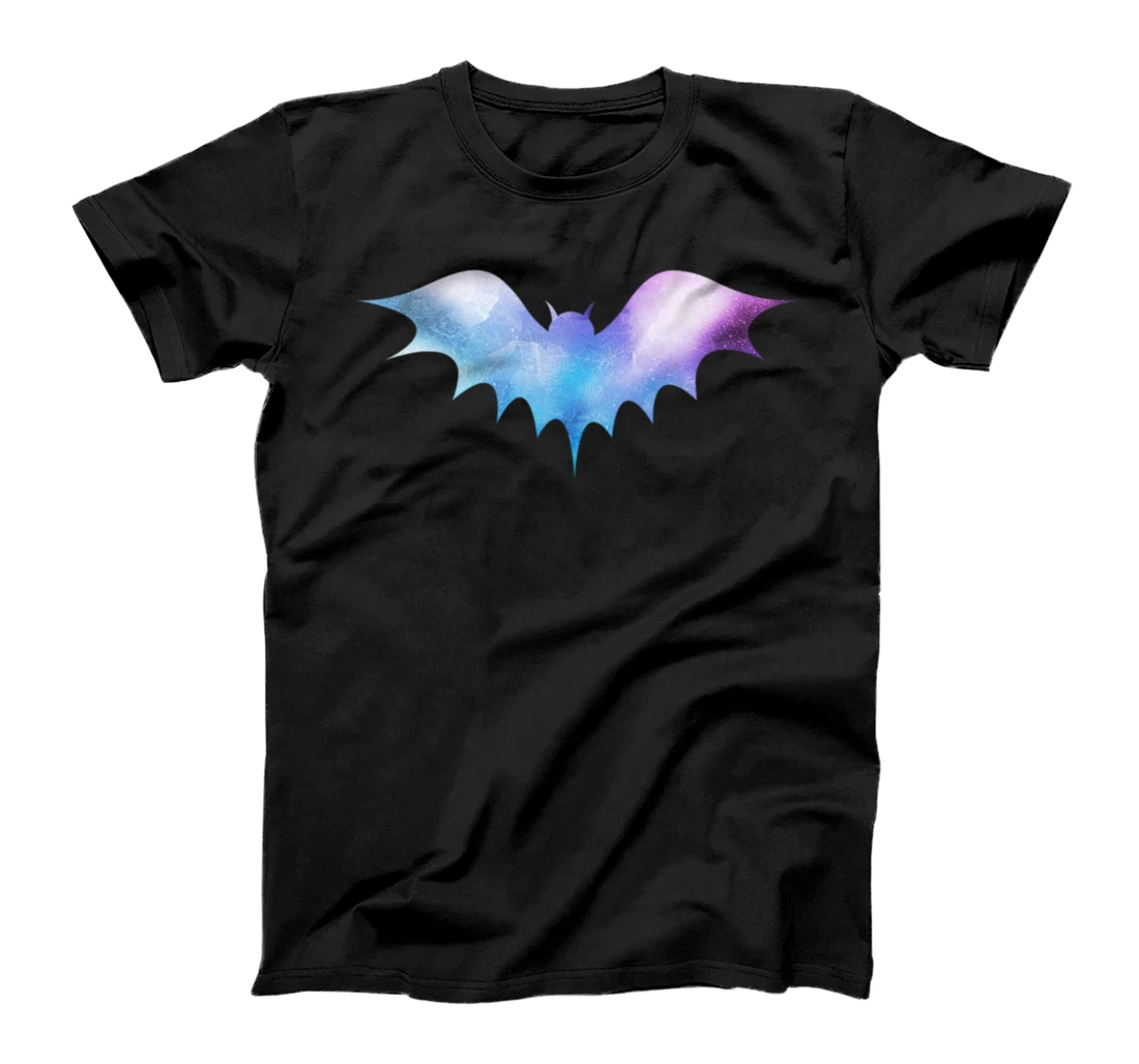 Cute Watercolor Paint Flying Bats Drawing Biology Art T-Shirt