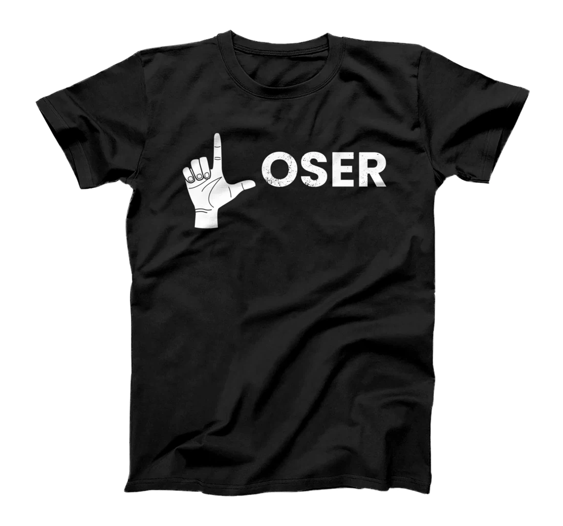 Loser Inspired L Hand Symbol Related L Hand Gesture Design T-Shirt