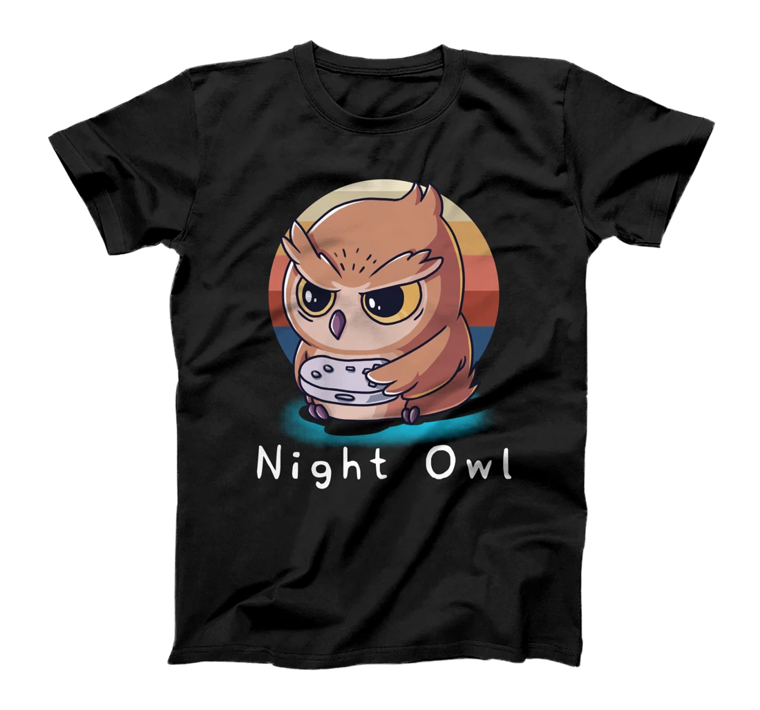 Night Owl Gaming Enthusiast Video Game Lover Gaming Expert T-Shirt