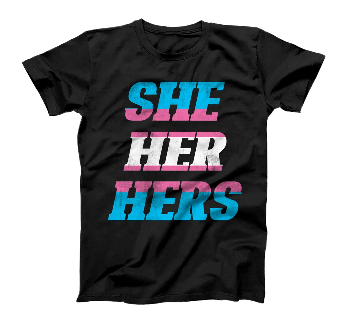 Trans Women Gift LGBTQ Pride Month She Her Hers Transgender T-Shirt