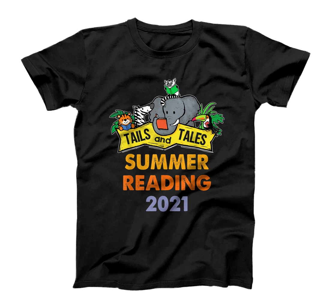 Summer Reading 2021 Tails and Tales Librarian Prize T-Shirt, Kid T-Shirt and Women T-Shirt