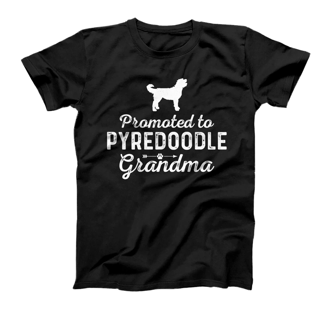 Promoted to Pyredoodle Grandma Funny Pyredoodle Mom Ever T-Shirt