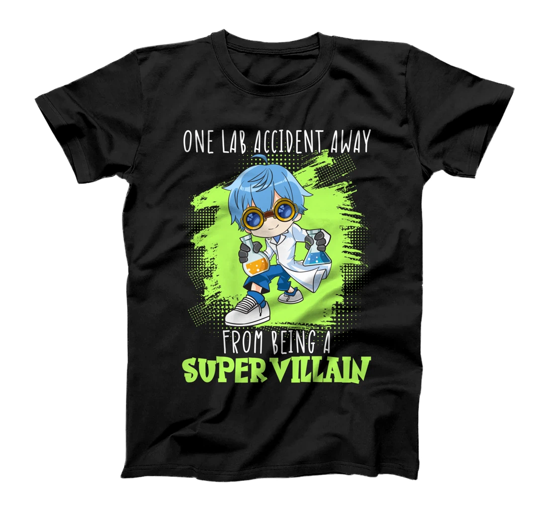 One Lab Accident Away From Being a Supervillain Manga Otaku T-Shirt