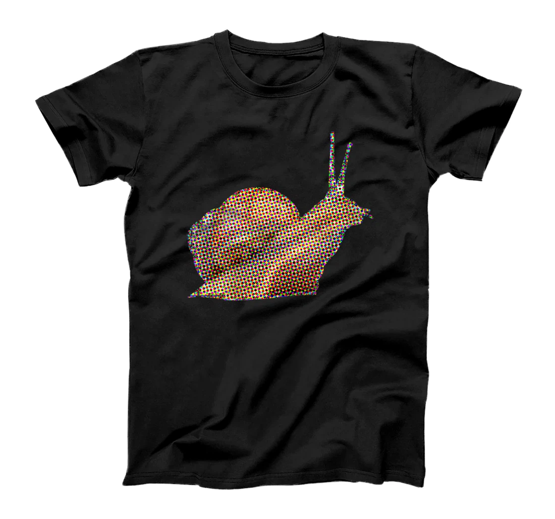 Womens Awesome Multicolor Snail T-Shirt, Women T-Shirt