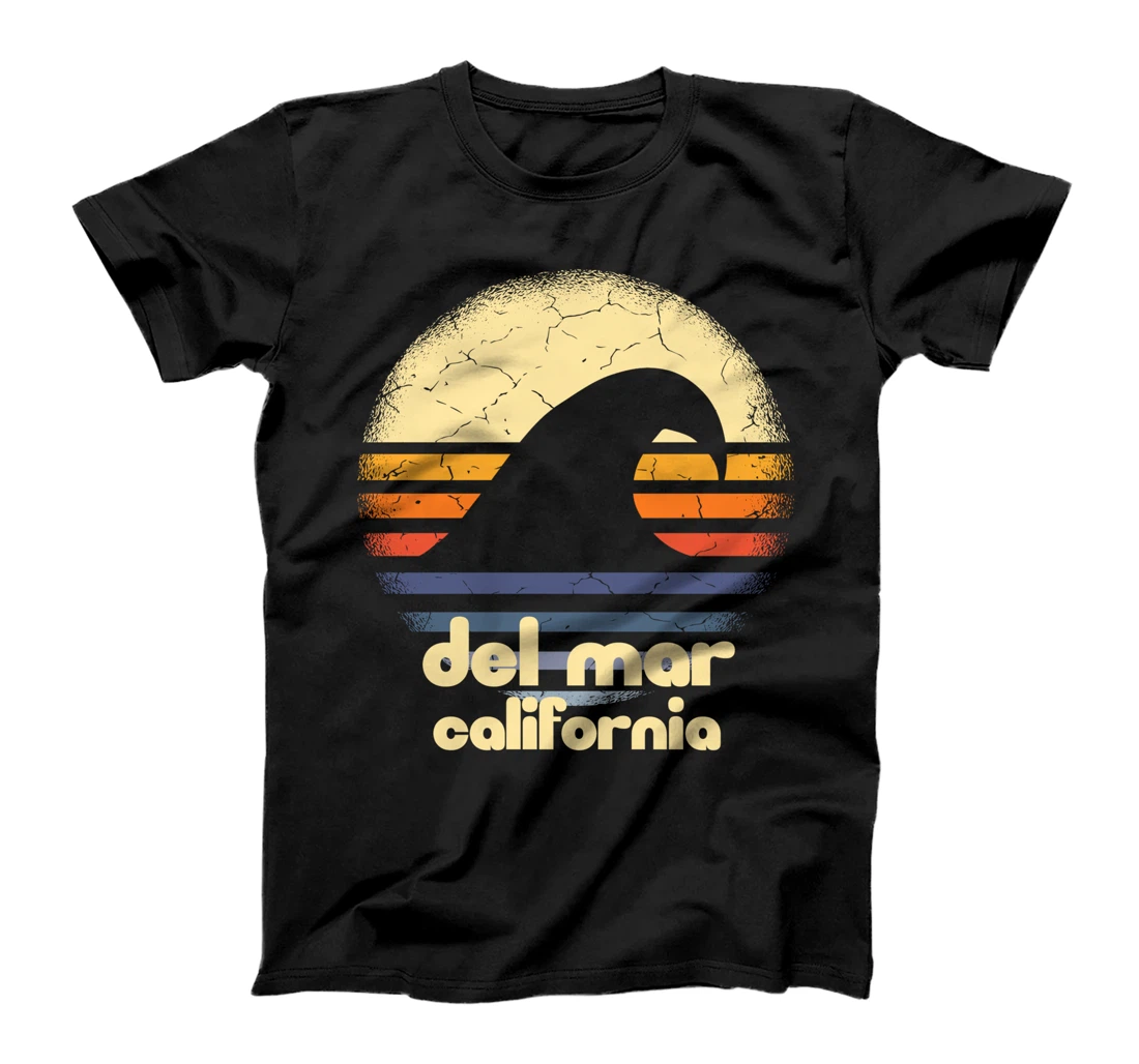 I Love Del Mar Beach California Ocean Wave CA T-Shirt