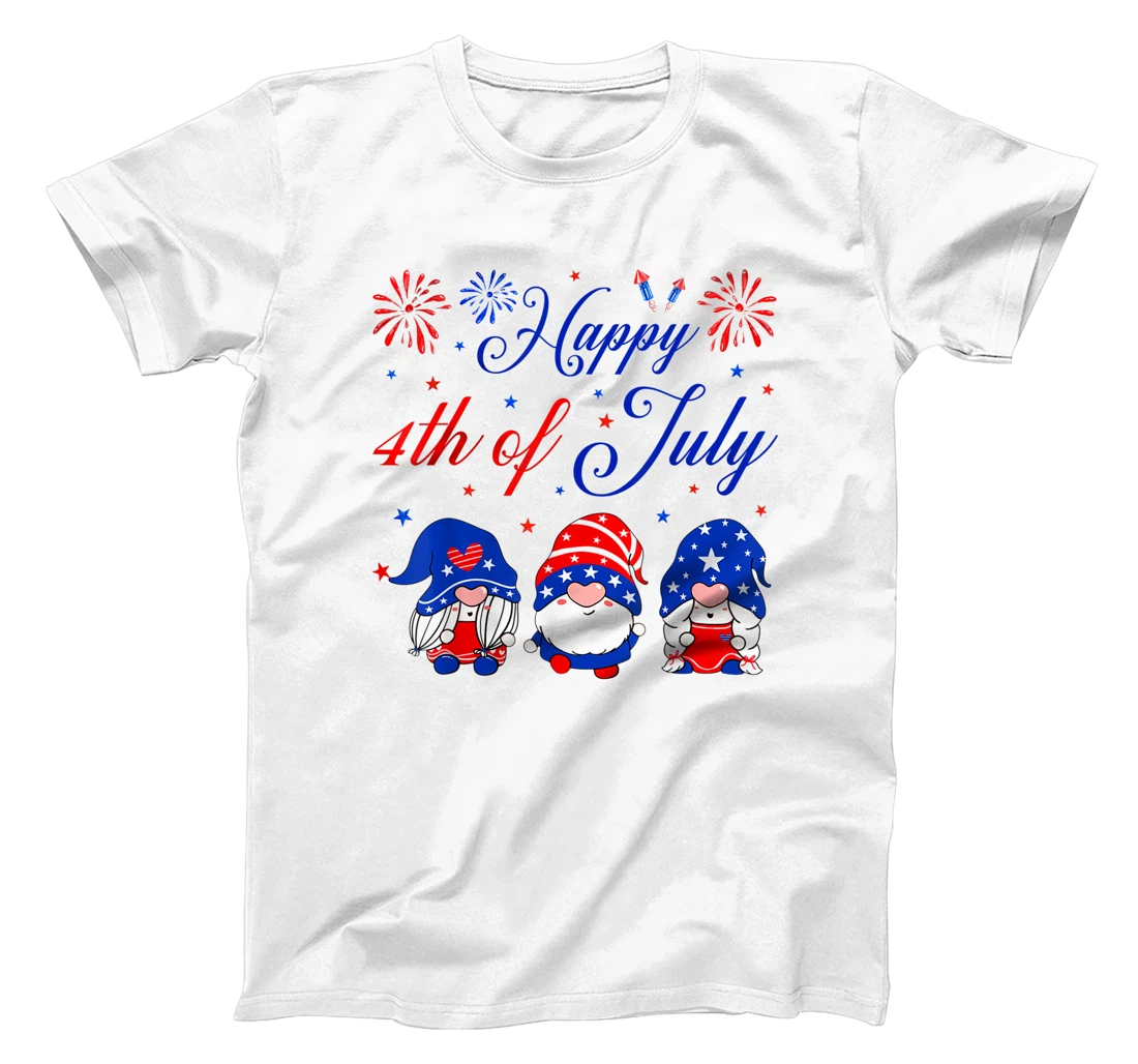 Gnomes Happy 4th of July 2021 Fireworks Independence Day T-Shirt, Kid T-Shirt and Women T-Shirt