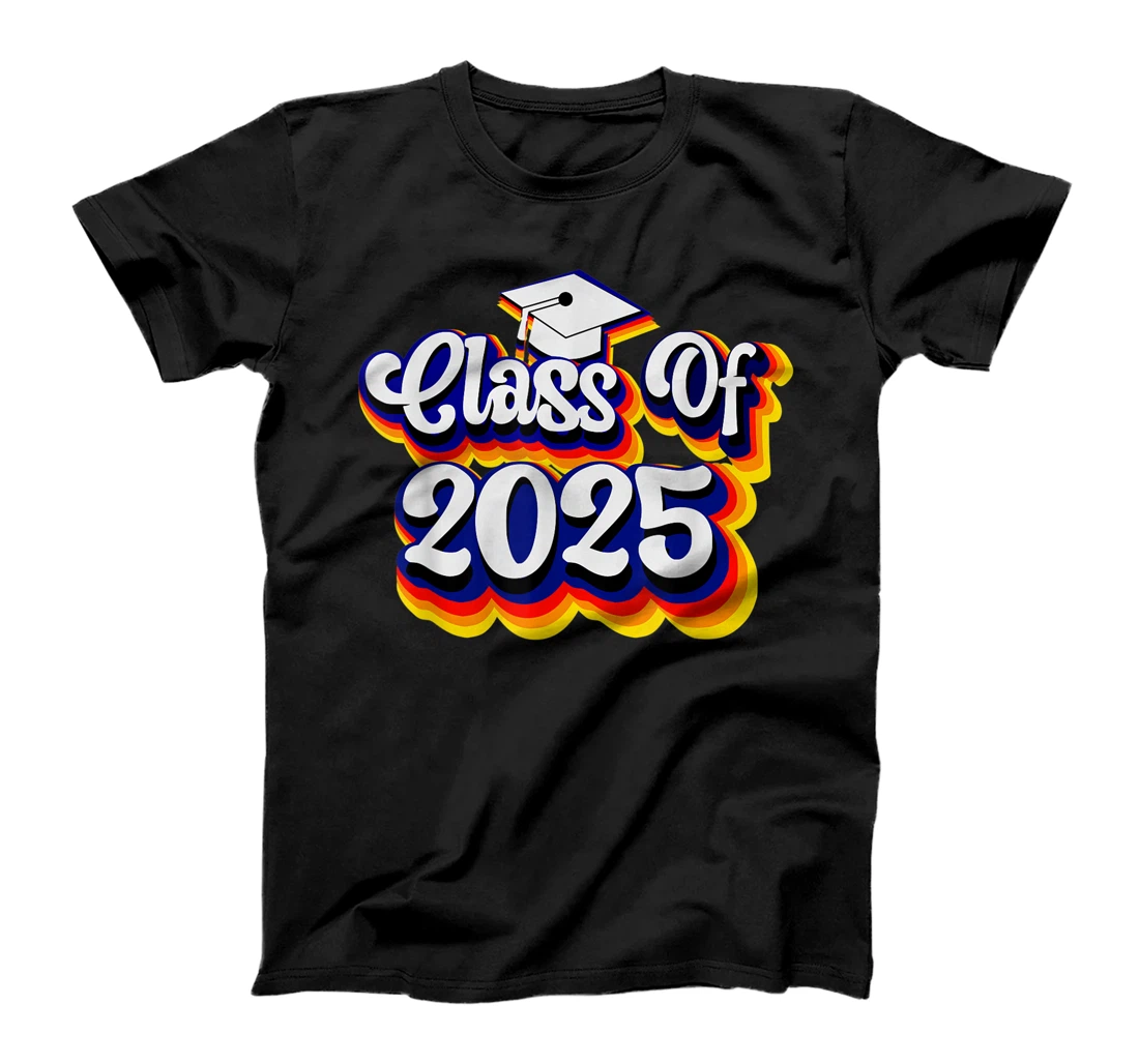 Personalized Vintage Retro Class Of 2025 Shirt Fun Graduation Gifts Shirt T-Shirt, Kid T-Shirt and Women T-Shirt